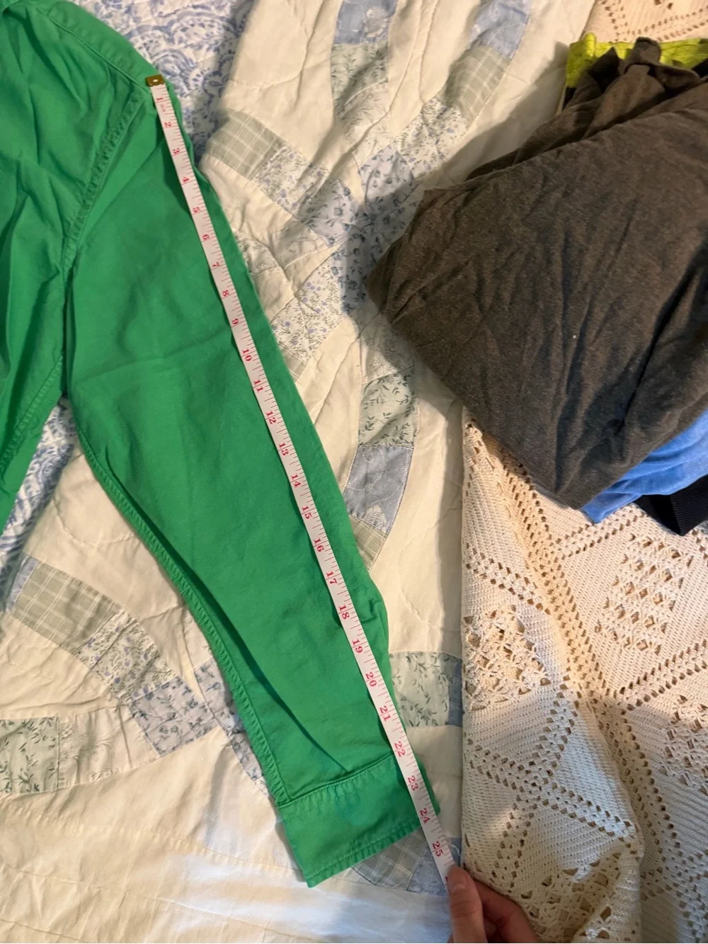 Ralph Lauren Green Long-Sleeve Button-Down Shirt